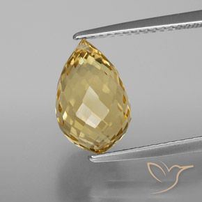 4.15ct طبيعي برتقالى ذهبة سيترين, بريوليت, VVS-VS