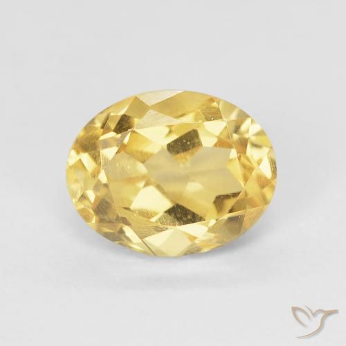 2.12ct طبيعي ذهب سيترين, بيضوي, VVS-VS