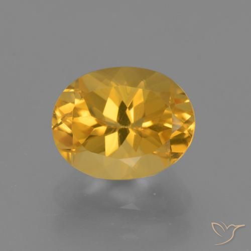 2.58ct طبيعي برتقالى ذهبة سيترين, بيضوي, VVS-VS