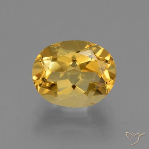 2.60ct طبيعي برتقالى ذهبة سيترين, بيضوي, VVS