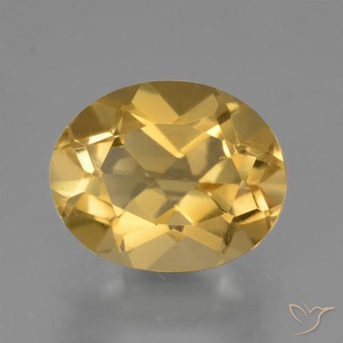 2.25ct طبيعي برتقالى ذهبة سيترين, بيضوي, VVS