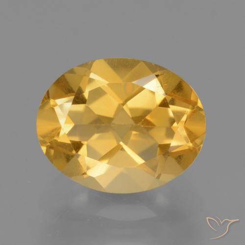 2.47ct طبيعي برتقالى ذهبة سيترين, بيضوي, VVS-VS