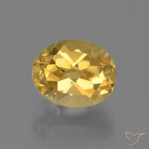 2.84ct طبيعي برتقالى ذهبة سيترين, بيضوي, VVS-VS