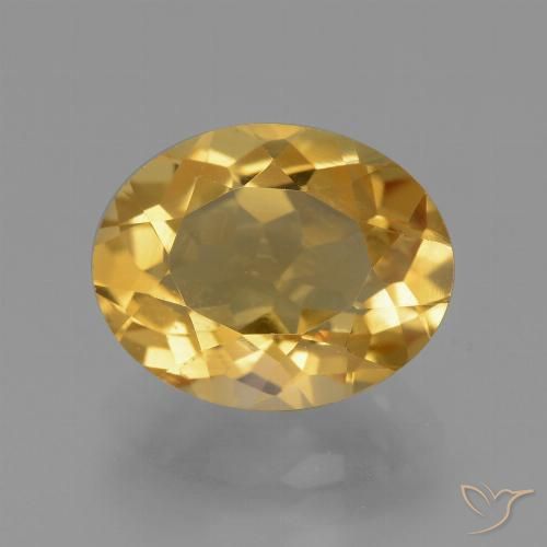 4.91ct طبيعي برتقالى ذهبى غامق سيترين, بيضوي, VVS