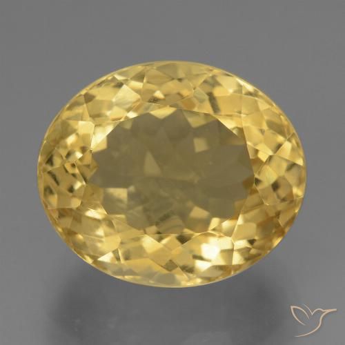 7.40ct طبيعي ذهب سيترين, بيضوي, VVS