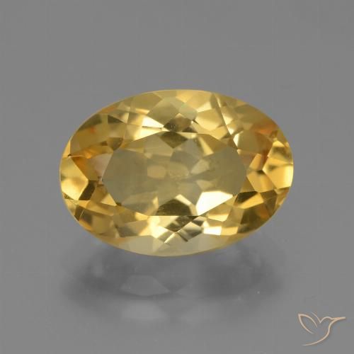 4.01ct طبيعي برتقالى ذهبة سيترين, بيضوي, VVS-VS