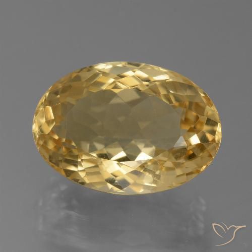 8.04ct طبيعي برتقالى ذهبة سيترين, بيضوي, VVS