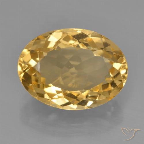 5.23ct طبيعي برتقالى ذهبى غامق سيترين, بيضوي, VVS, Photo A