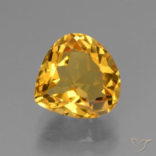 3.27ct طبيعي ذهبى داكن سيترين, شكل الكمثرى, VVS-VS