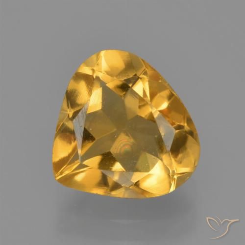 1.80ct طبيعي برتقالى ذهبى غامق سيترين, شكل الكمثرى, VVS-VS