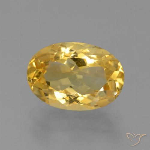 4.56ct طبيعي ذهبي سيترين, بيضوي, VVS-VS
