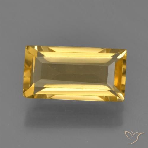 1.49ct طبيعي ذهبى فاتح-متوسط سيترين, باجيت, VVS-VS