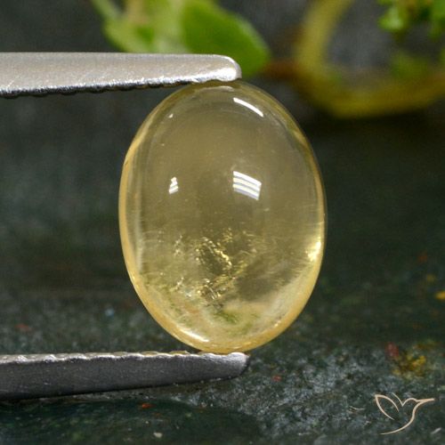 1.39ct طبيعي أصفر فاتح سيترين, بيضوي, شفاف