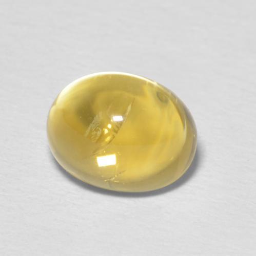 1.86ct طبيعي أصفر-ذهبى فاتح سيترين, بيضوي, شفاف