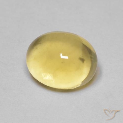 2.45ct طبيعي ذهبى فاتح سيترين, بيضوي, شفاف