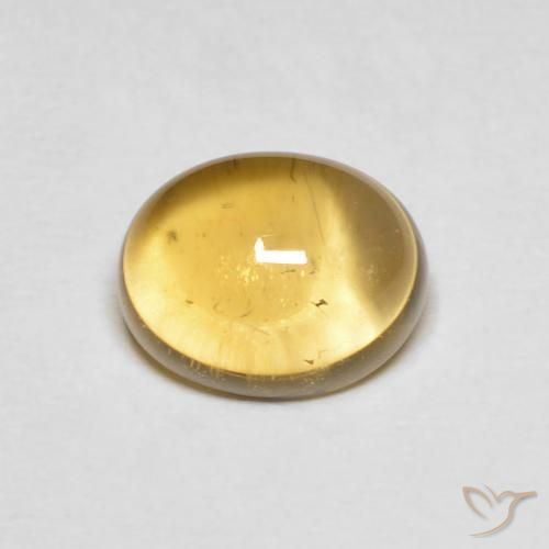 2.11ct طبيعي أصفر فاتح سيترين, بيضوي, شفاف