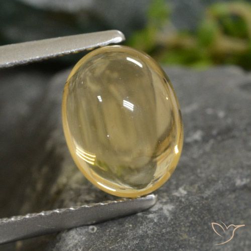 2.23ct طبيعي أصفر فاتح سيترين, بيضوي, شفاف