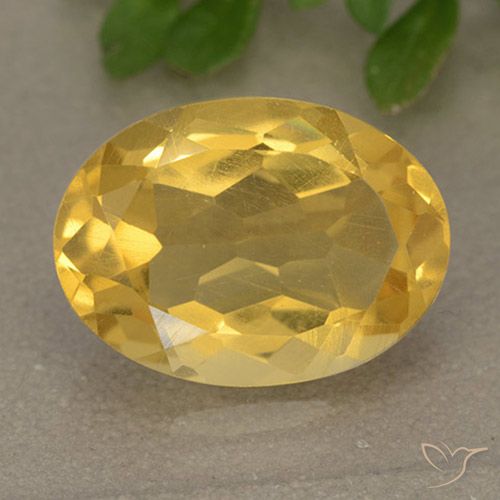 4.81ct طبيعي ذهبى لامع سيترين, بيضوي, VVS-VS