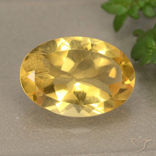 4.94ct طبيعي ذهبي سيترين, بيضوي, VVS-VS