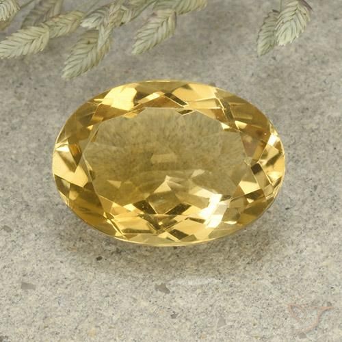 4.94ct طبيعي برتقالى ذهبة سيترين, بيضوي, VVS-VS