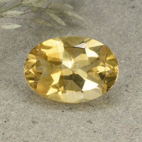 4.84ct طبيعي برتقالى ذهبة سيترين, بيضوي, VVS-VS