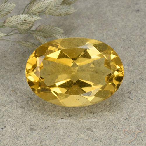 5.43ct طبيعي برتقالى ذهبة سيترين, بيضوي, VVS-VS