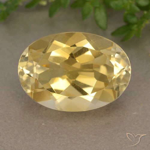 5.80ct طبيعي ذهبي سيترين, بيضوي, VVS-VS
