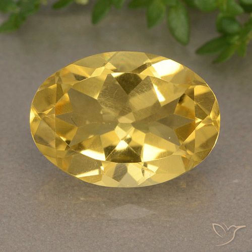 5.65ct طبيعي ذهبى متوسط سيترين, بيضوي, VVS-VS