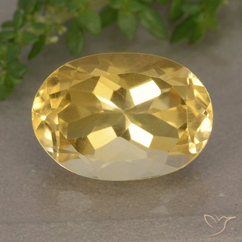 6.32ct طبيعي برتقالى ذهبة سيترين, بيضوي, VVS-VS