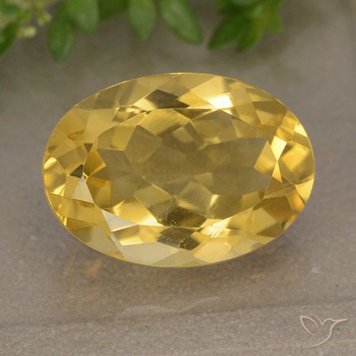 5.87ct طبيعي ذهبى متوسط سيترين, بيضوي, VVS-VS