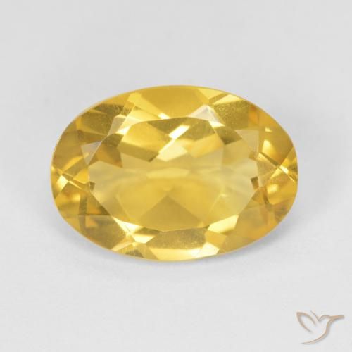 4.82ct طبيعي ذهبى متوسط سيترين, بيضوي, VVS-VS