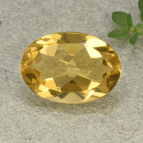 4.79ct طبيعي برتقالى ذهبة سيترين, بيضوي, VVS-VS