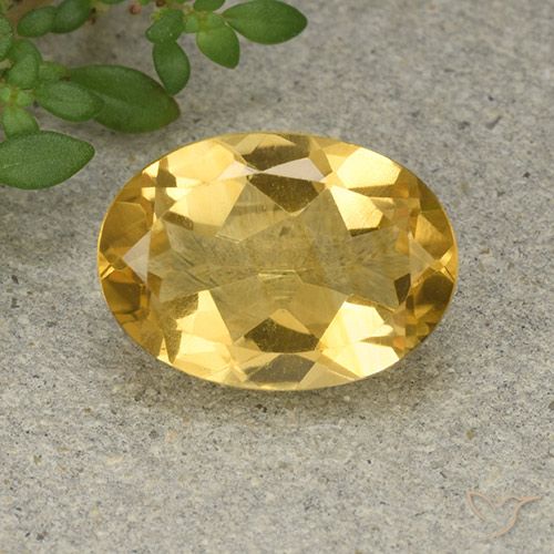 5.18ct طبيعي برتقالى ذهبة سيترين, بيضوي, VVS-VS