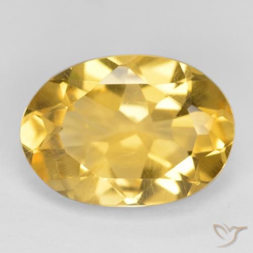 5.16ct طبيعي ذهب سيترين, بيضوي, VVS-VS