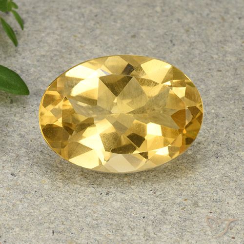 5.00ct طبيعي برتقالى ذهبة سيترين, بيضوي, VVS-VS