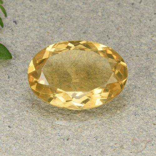 4.58ct طبيعي برتقالى ذهبة سيترين, بيضوي, VVS-VS
