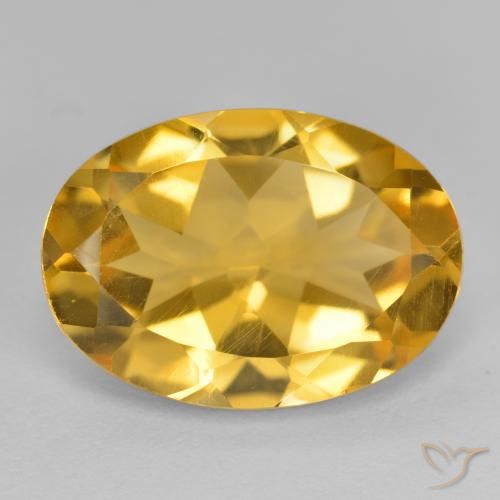 5.08ct طبيعي برتقالى ذهبى غامق سيترين, بيضوي, VVS-VS