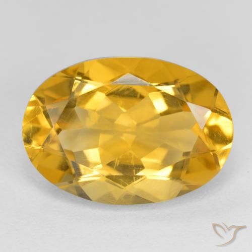 4.83ct طبيعي ذهبى متوسط سيترين, بيضوي, VVS-VS