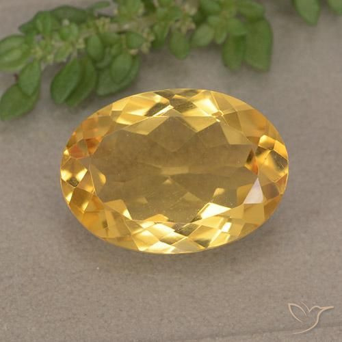 4.89ct طبيعي ذهبى داكن سيترين, بيضوي, VVS-VS