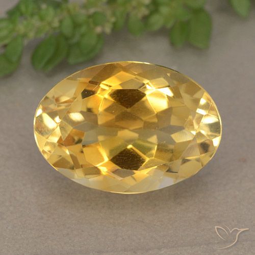 5.65ct طبيعي برتقالى ذهبة سيترين, بيضوي, VVS