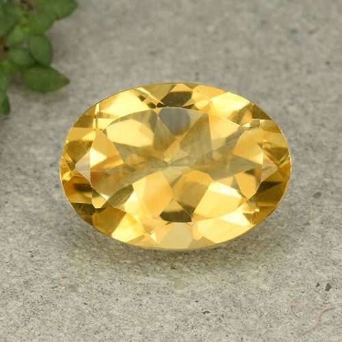 4.93ct طبيعي برتقالى ذهبة سيترين, بيضوي, VVS-VS