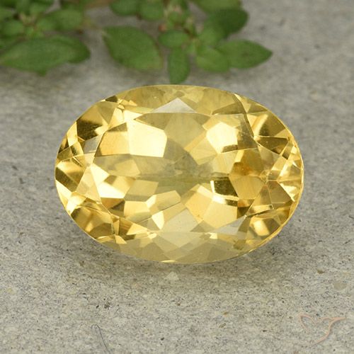 6.07ct طبيعي ذهبي سيترين, بيضوي, VVS-VS