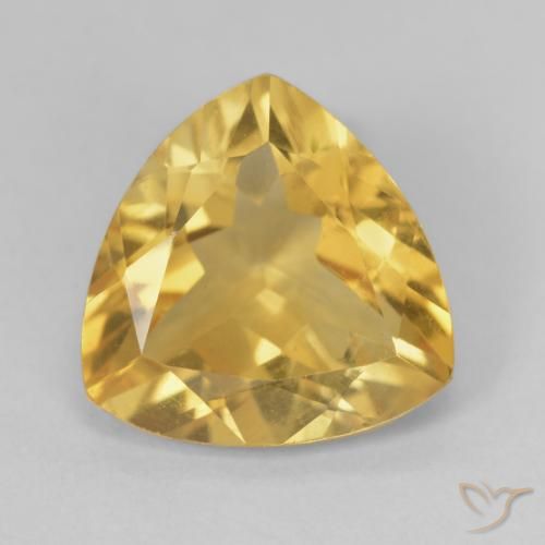 4.72ct طبيعي ذهب سيترين, مثلثى, VVS