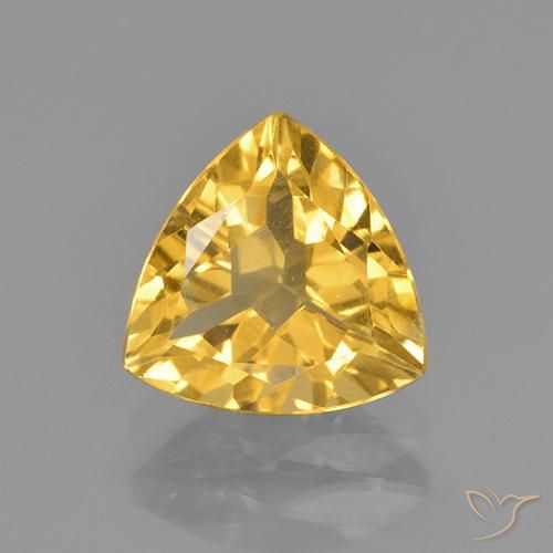 1.95ct طبيعي ذهبي سيترين, مثلثى, VVS-VS