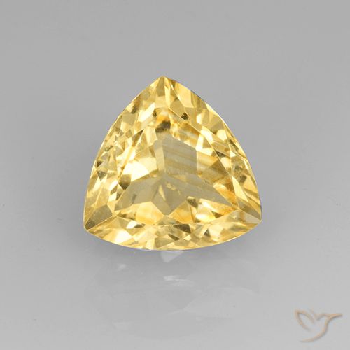 2.29ct طبيعي ذهبي سيترين, مثلثى, VVS-VS