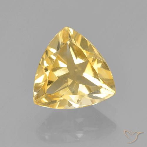 2.03ct طبيعي ذهبي سيترين, مثلثى, قليلا جدا