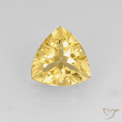 1.99ct طبيعي ذهبى فاتح سيترين, مثلثى, VVS-VS