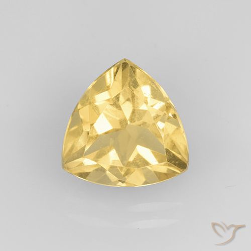 2.26ct طبيعي ذهبى متوسط سيترين, مثلثى, VVS-VS