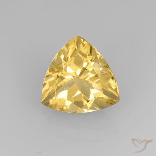 2.17ct طبيعي ذهب سيترين, مثلثى, VVS-VS