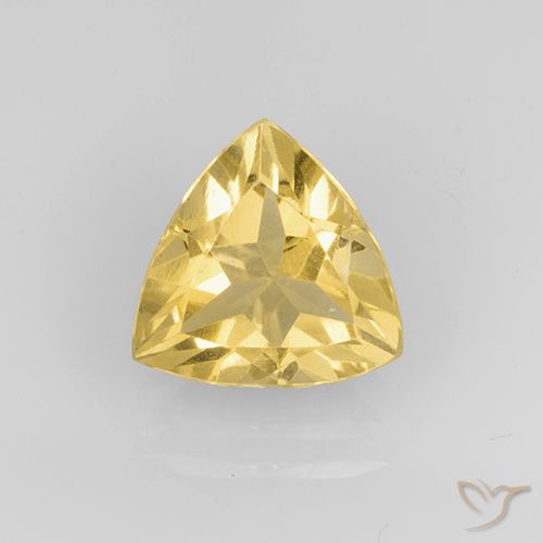 1.86ct طبيعي ذهبي سيترين, مثلثى, قليلا جدا